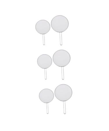 Zerodeko 6 Pcs Cooking Accessories Cooking Accessory Stainless Steel Pot Lid Insulation Pot Lid Stainless Steel Frying Pan Splatter Screen Guard Pot Lid Stainless Steel Guard Skillet Lid Silverx3pcs mediumx3pcs