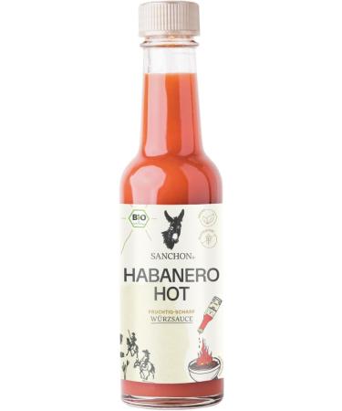  Sanchon Organic Habanero Hot Condiment Sauce Sanchon (2 x 140 ml) - Buy Online on GoSupps.com