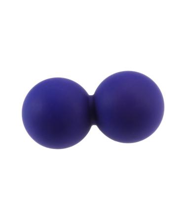Goohochy peanut massage ball massage roll Topyoga silicone roll foot massage yoga ball fasciae massage peanuts peanut yoga roll peanut ball peanut ball massage bumper yoga ball fitness 12.00x6.30cm blue