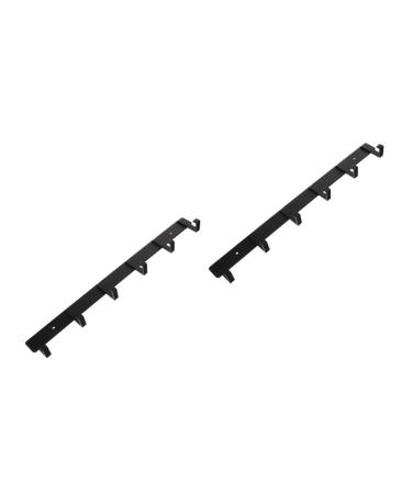 Abaodam 2pcs Medal Hook Black Keychain Hooks for Hats Hat Hooks Coat Rail Hook Door Hook Nail Hook Rack