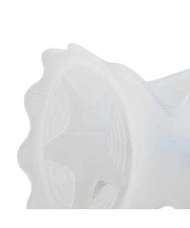 Wrist Hand Teether Monkey Head BPA Free Safe Teething Toy for Toddler Bed - Transparent Blue - Buy Online on GoSupps.com