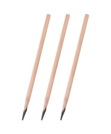 Sewroro Crayon Sourcils Waterproof en Bois Lot de 3 Mine Ultra-fine Couleur Caf Maquillage Naturel des Sourcils Tenue Longue Dur e Kit Maquillage pour Femmes Usage Quotidien