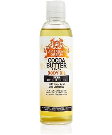 American Dream Huile corporelle au beurre de cacao et cr me pour le corps au beurre de cacao et au citron pour claircir la peau. Produits de taille compl te - Buy Online on GoSupps.com