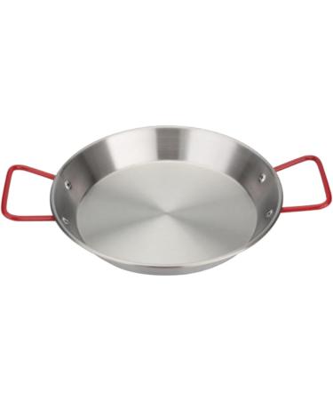 Alipis 2pcs Non-Stick Paella Pan Baking Dish with Lid Stainless Steel Skillet Frying Pan with Egg Pasta Kitchen Gadget Chinese Wok Pan Steel Cook Pan Mini Wok Fried Chicken Plate Outdoor 20*16CMx2pcs Silverx2pcs - Buy Online on GoSupps.com