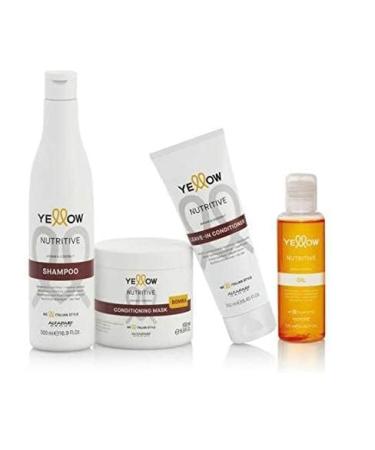 Alfaparf Yellow Care Oil with Argan & Coconut | Nourishing Treatment for Dry Hair - 125ml - Buy Online on GoSupps.com
