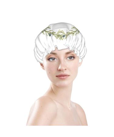 Moslion Brown Bears Watercolor Shower Cap | Reusable Double Layer Bath Hat - Buy Online on GoSupps.com