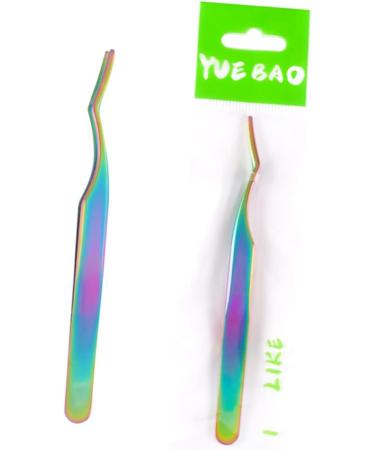 2PCS Curved Tip False Eyelash Tweezers & Eyebrow Clip - Miss Eyelash Curler Tools for Lash Extensions - Steel Eyelash Applicator - International Shipping Available - Buy Online on GoSupps.com