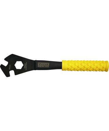 Pedro's Unisex's Equalizer PRO Pedal Wrench II-15MM, Black/Yellow, 15mm