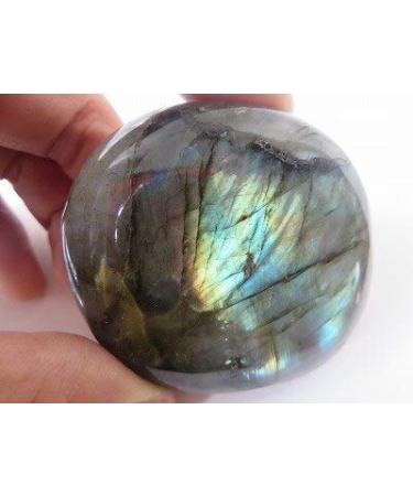 109g Rare Natural Flash Labradorite Crystal Gem Stone Original Reiki JZIGTDEM