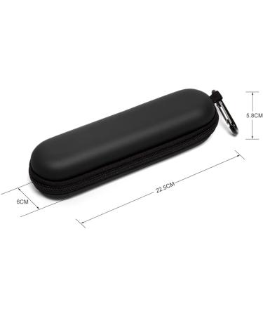 Nincha EVA Electric Toothbrush Case - Durable Hard Shell Travel Case with Mesh Pocket - Fits Most Powered Toothbrush - Black - Buy Online on GoSupps.com