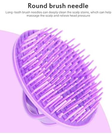 Scalp Massage Device - 3-Colored Hair Brush & Shampoo Brush for Women | Comb & Massage Your Scalp for Healthier Hair (Colors: 02 & 03) - Buy Online on GoSupps.com