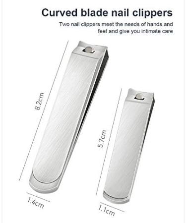 Fingernail Clipper Set 6 Pieces Or 8 Pieces of Stainless Steel Thick Nail Clippers Nail Clippers Zipper Bag Nail Clippers Set Professional Manicure Knife Trim Nail Nail Grooming Kits (Color : A) - Buy Online on GoSupps.com