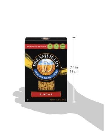 Dreamfields Pasta Healthy Carb Living Elbows - 13.25 oz | Low Carb Pasta - Buy Online on GoSupps.com