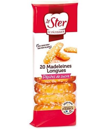 LE STER|Long Madeleines With Sugar Chips 250G|(Pack of 4)|best deal - Buy Online on GoSupps.com