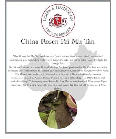 Lerbs & Hagedorn Rosen-Pai Mu Tan China 1 kg