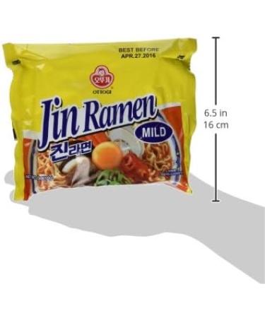  Ottogi Jin Ramyun (Mild Taste) / Ramyun Ramen Korean Instant Hot Noodle Soup by Ottogi - Buy Online on GoSupps.com