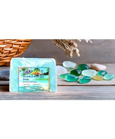 Paradise Soap 100g - Natural Amino Acid Soap with Olive Oil Camellia Seed Oil Lemon & Chamomilla Oil - International Shipping Available - Buy Online on GoSupps.com