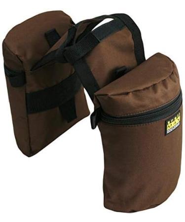 TrailMax Medium Overnighter Saddlebag System - Insulated Horn Bags, Cantle Bag & Saddle Bags for Western & Endurance Saddles (Brown) - Buy Online on GoSupps.com