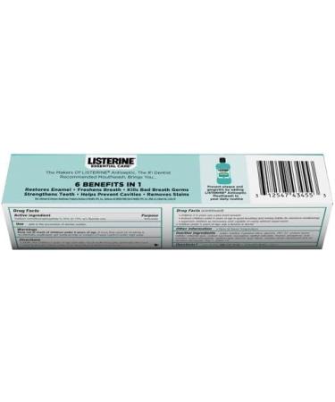 LISTERINE Essential Care Toothpaste Gel 4.20 oz (Pack of 12) - Oral Care Bundle - Buy Online on GoSupps.com