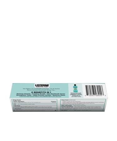 Listerine Essential Care Powerful Mint Gel Toothpaste 4.2oz (Pack of 2) - Buy Online on GoSupps.com