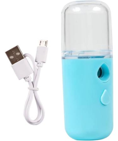 Facial Mist Sprayer USB Recharging Handheld Face for Skin Care Moisturizing Hydrating Blue 30ML mini facial humidifier - Buy Online on GoSupps.com
