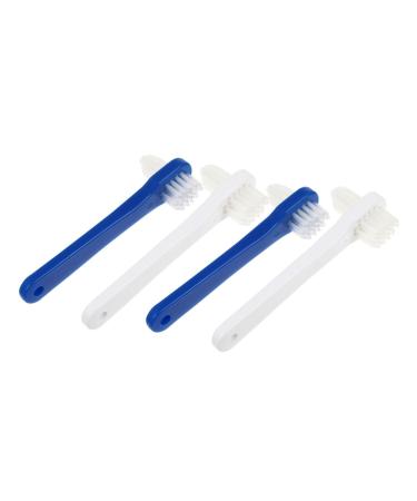 Aboofan 16 pieces of double -headed toothbrush dual brush head hard toothbrushes for adults hard denture brush cleaning brush mouth cleaning toothbrush dentum