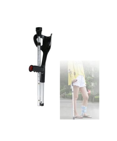 LINYUES Forearm Crutches Adult Portable Folding Walking Cane Height Adjustable Ergonomic & Heavy Duty for Standard & Tall Adults Fashionable