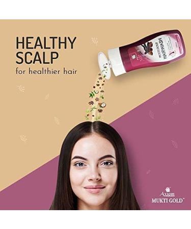  QURA QURA Axiom Muktigold 4-Pack Herbal Hair Cleansers 200ml Amla Reetha Shikakai Bhringraj Premium Herbal Natural & Ayurvedic SLS & Paraben Free - Buy Online on GoSupps.com