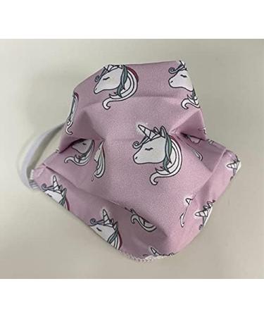 Washable Unicorn Fabric Mask for Kids | Reusable 2-Layer Protection (Ages 3-12) - Buy Online on GoSupps.com