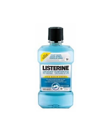 Listerine Stay White Advanced Tartar Control Antiseptic Mouthwash x 500ml by Listerine