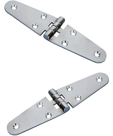Mxeol Boat Stainless Steel Marine Deck Strap Door Hinges 5.8 x 1.5 - Pair - Buy Online on GoSupps.com