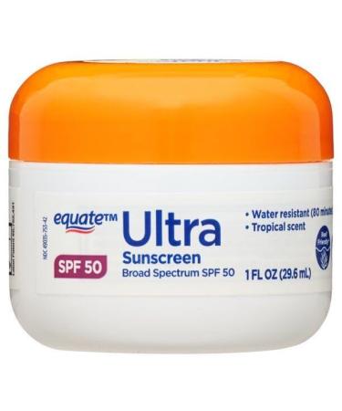 Equate Broad Spectrum Ultra Protection Zinc Sunscreen Lotion SPF 50 1 fl oz
