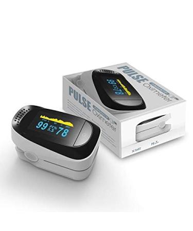 Fingertip Heart Rate Monitor | Pulse Meter Tool & Alarm for Sports & Aviation | OLED Display Monitor - Buy Online on GoSupps.com