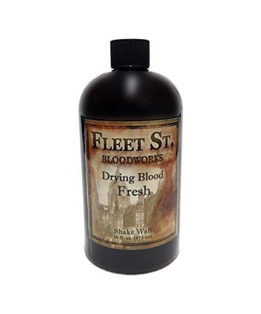 Fleet Street Bloodworks Drying Blood Fresh 16 oz - Alcohol Based Drying Blood - Washable