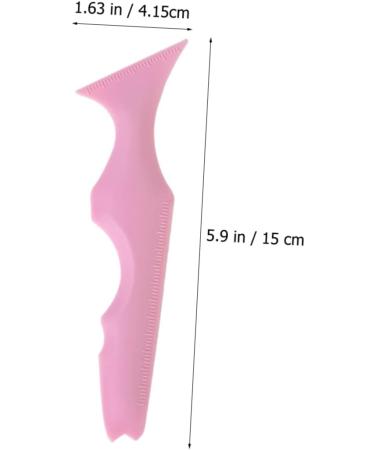 FOMIYES 2pcs Silicone Beauty Ruler Stamp Eyeliner Eye Makeup Girl Stickers Silicone Eyeliner Pads Eyeliner Stamp Mascara Lash Guard Silicone Eyeliner Girl Makeup Tools Pink 15X4.15CMx2pcs Pinkx2pcs - Buy Online on GoSupps.com