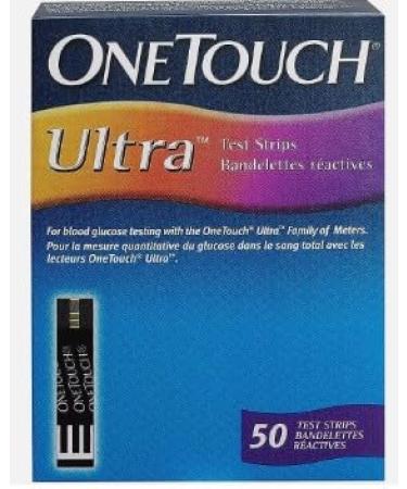 Strips Made for U'LTR'A Blood Glucose Monitors only 25 Counts (Pack of 2)