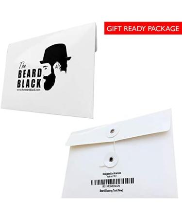 BEARD BLACK Beard Shaping & Styling Tool with Inbuilt Comb - Perfect for Beard Trimmer or Razor - Premium Quality - Buy Online on GoSupps.com