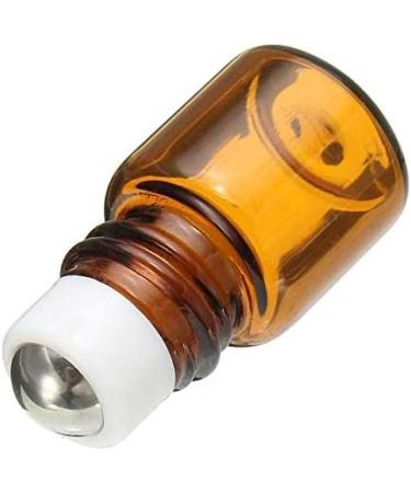 Mini Amber Glass Bottles - 12pcs 3ml Portable Containers for Cosmetics & Travel | Perfect for Samples & Roll-On Use - Buy Online on GoSupps.com