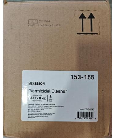 McKesson Surface Disinfectant Cleaner 24 oz Pump Spray - Alcohol-Based Germicidal Solution for Hospitals & Medical Use - Fast-Acting Non-Sterile Ready-to-Use - Buy 6 Packs Online - Buy Online on GoSupps.com