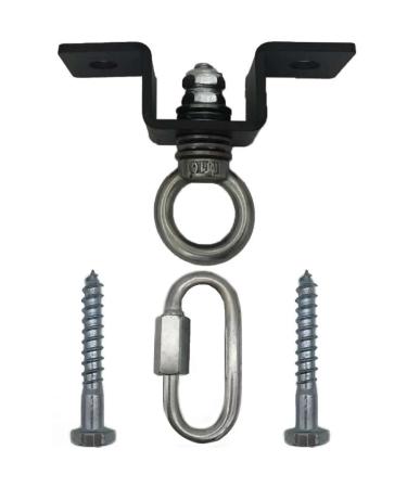 Punching Bag Hanger Ceiling Mount  Boxing Heavy Bag Hook 360 Rotation 350 LB Capacity Heavy Duty Holder with Carabiner
