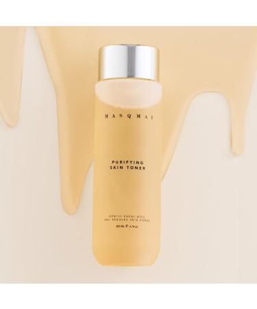 MASQMAI Purifying Skin Toner facial toner with glycolic acid cleanses and refines the pores 200 ml - Buy Online on GoSupps.com