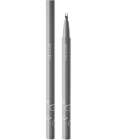 Double Tip Lower Eyelash Pencil | Waterproof Smudge Proof Lower Lash Liner Super Slim Liquid Eyeliner Natural Lower Eyelashes Two-Claw Bottom Lashes Pencil for Eye Makeup Pochy V02# Gray Brown - Buy Online on GoSupps.com