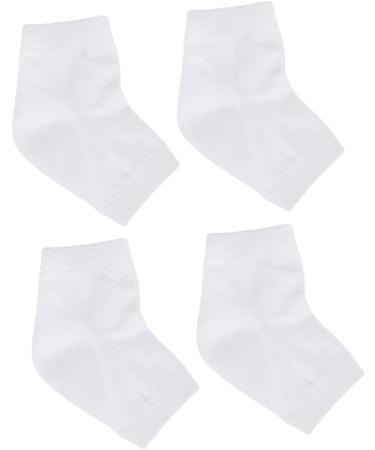 DOITOOL 4 Pairs Anti-Crack Socks Ankle Socks Crack Heel Socks Feet Repair Socks Heel Protector Socks Moisturising Foot Socks Feet Care Socks Gel White Anti Cracked Feet Men and Women - Buy Online on GoSupps.com