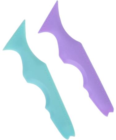 FOMIYES 4 Pcs Silicone Beauty Ruler Eyeliner Pencil Eyeliner Guard Shield Eyeliner Template Blindfold Bevel - Buy Online on GoSupps.com