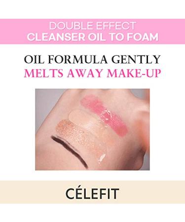 CELEFIT Double Effect Cleanser Oil to Foam Travel Size 1.05 oz - Pack of 1 - Buy Online on GoSupps.com