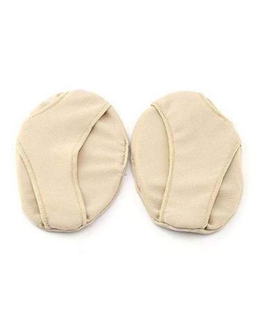 SturdyFoot - Fabric Gel Metatarsal Pads for Foot Cushion Morton's Neuroma - Brown Fabric S