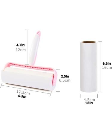 Extra Sticky Lint Roller for Pet Hair - 540 Sheets 16cm Wide Includes 1 Handle & 9 Refills - Ideal for Couch & Carpet Fur Removal - Buy Online on GoSupps.com
