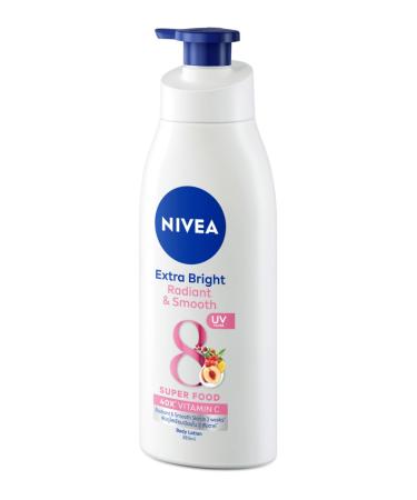 NIVEA Extra Bright Radiant & Smooth Body Lotion 380ml - 8 Super Foods & 40X Vitamin C with UV Filter for Glowing Skin - Buy Online on GoSupps.com