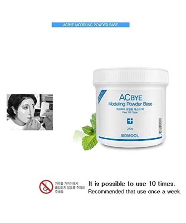 Sidmool AC BYE Modeling Powder Base 220g - K-beauty with Diatomaceous Earth - Buy Online on GoSupps.com