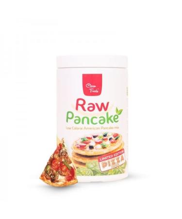 CleanFoods Pancakes Raw Pancake Pizza 425g pack I Konjac Glucomannan I only 21 calories per pancake I prepare in 2 minutes I